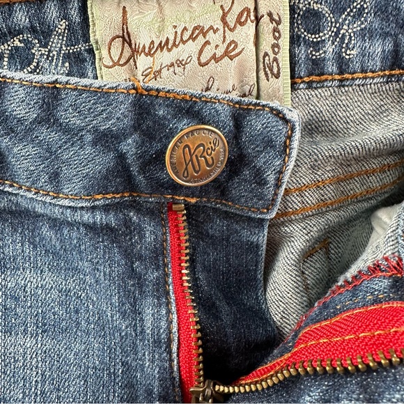 American Rag Vintage Y2K Bootcut Jeans – Low Rise, Medium/Dark Wash, Size 11S - Picture 4 of 10